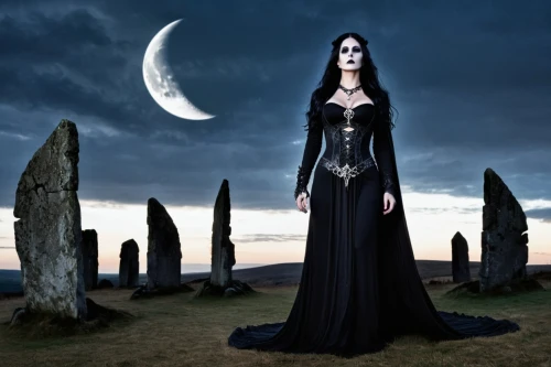 moonsorrow,gothic woman,sirenia,hecate,moonspell,malefic,martyrium,norns,xandria,skyclad,covens,hekate,gothic dress,neverthless,sepulcher,nightwish,sorceresses,gothic portrait,mourners,invoking,Illustration,Realistic Fantasy,Realistic Fantasy 46