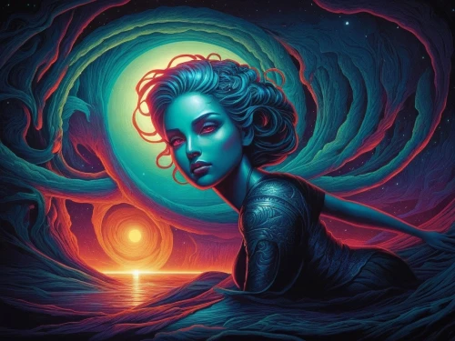 aquarius,leota,sirena,samsara,medusa,andromeda,shpongle,fathom,siddharta,aquarian,baoshun,aeterna,nitai,inanna,siren,dakini,oracular,lateralus,venusian,aura,Illustration,Realistic Fantasy,Realistic Fantasy 25