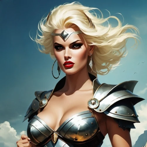 thorhild,female warrior,fantasy woman,thundra,wonderwoman,krietor,sigyn,etheria,warrior woman,yavana,sandahl,hippolyta,brunhild,darna,jaina,wonder woman,fantasy art,diana,super heroine,rafaela