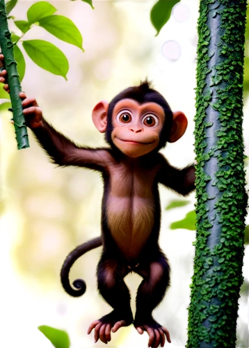 monkey banana,palaeopropithecus,macaco,monkeying,baby monkey,monkey,mangabey,macaca,cheburashka,macaque,crab-eating macaque,simian,barbary monkey,propithecus,long tailed macaque,monke,chimpanzee,bonobo,prosimian,the monkey,Illustration,Children,Children 05