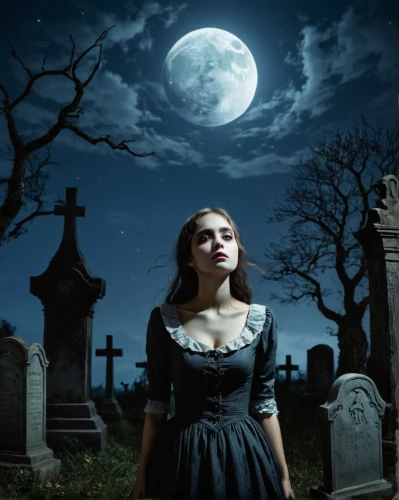 gothic woman,gothic portrait,vampire woman,mouring,graveside,vampire lady,dark gothic mood,mourners,melancholia,moonsorrow,dead bride,cemetary,mourner,dark angel,epitaphs,cementerio,gothic dress,disinterment,vampyre,gothic style,Illustration,Realistic Fantasy,Realistic Fantasy 07