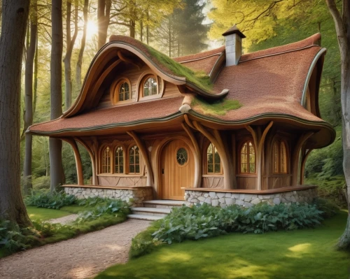 house in the forest,forest house,miniature house,wooden house,little house,treehouses,wood doghouse,dreamhouse,tree house,small house,children's playhouse,forest chapel,log home,witch's house,danish house,beautiful home,log cabin,houses clipart,greenhut,treehouse,Illustration,Retro,Retro 08