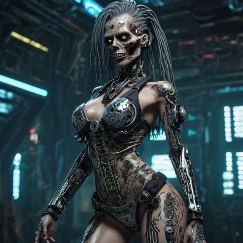 maliana,voodoo woman,cyborg,cyberdog,kittani,sindel,alien warrior,akasha,syleena,cybernetic,biomechanical,kalima,kotal,mammadova,cyberpunk,domino,nyx,cybernetically,neumannova,enchantress,Conceptual Art,Sci-Fi,Sci-Fi 09