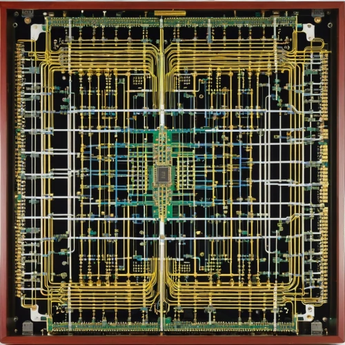 pcb,circuit board,integrated circuit,memristor,vlsi,semiconductors,multiplexer,heterostructure,computer chip,transistors,microprocessor,microelectromechanical,microstrip,photodetector,computer chips,graphic card,optoelectronics,multiprocessor,computer tomography,heterostructures,Conceptual Art,Oil color,Oil Color 15