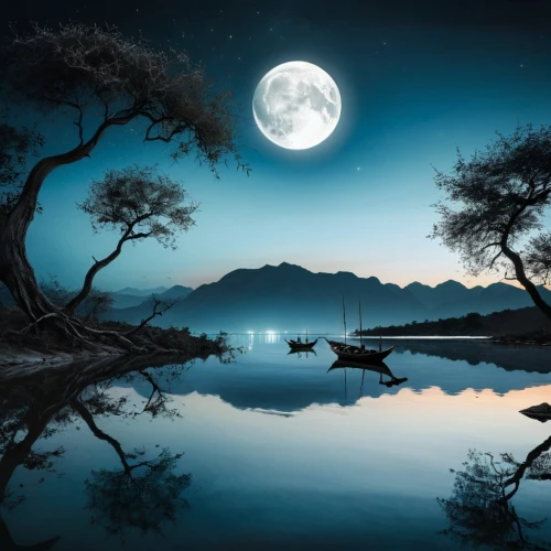 moonlit night,blue moon,moonlit,full moon,moonlighted,lunar landscape,moon at night,moon and star background,moonlight,moonglow,moon photography,moon night,hanging moon,lune,moondance,full hd wallpaper,moonshine,moonrise,tranquility,moonscape,Photography,Black and white photography,Black and White Photography 07
