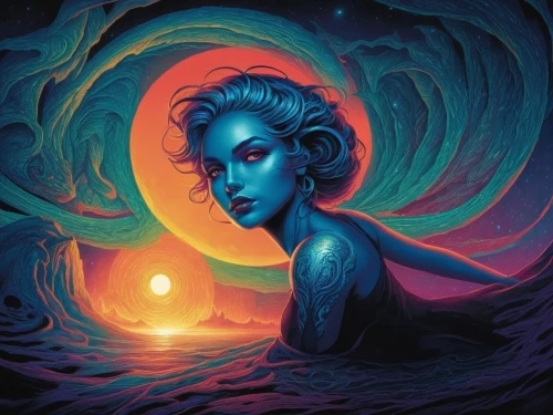 leota,aquarius,andromeda,fathom,binti,inanna,aquarian,siren,siddharta,duenas,indigo,nitai,niobe,ratri,sirena,aeterna,amphitrite,samsara,fantasia,blue enchantress,Illustration,Realistic Fantasy,Realistic Fantasy 25