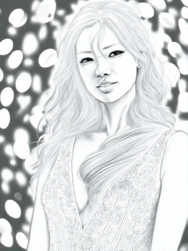 dazzler,sigyn,comic halftone woman,margaery,white rose snow queen,callisto,the snow queen,ice princess,angel line art,uncolored,lineart,dawnstar,hagio,amalthea,hermia,edain,gothel,galadriel,tanith,finrod,Design Sketch,Design Sketch,Character Sketch