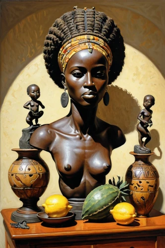 african art,oshun,african woman,benin,nubian,african culture,vodun,nzinga,afrocentric,nubia,afrocentrism,afrikan,africana,africaines,african drums,kemet,burkina,djougou,umoja,cameroon,Illustration,Retro,Retro 14