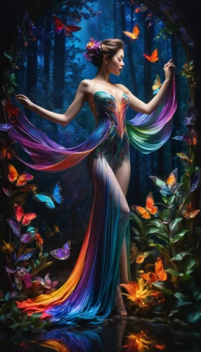 faerie,fairie,fantasy picture,fantasy art,faery,fairy peacock,fairy queen,fantasy woman,aurora butterfly,enchantment,fantasy portrait,fantasia,bodypainting,neon body painting,fire dancer,sirena,fairy,mystical portrait of a girl,sorceress,sylphs,Photography,Artistic Photography,Artistic Photography 02