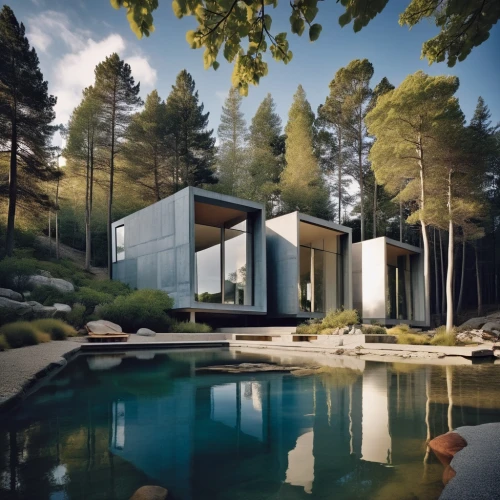 cubic house,inverted cottage,forest house,cube house,modern house,house in the forest,summer house,pool house,timber house,prefab,mid century house,modern architecture,mirror house,dunes house,prefabricated,summer cottage,dreamhouse,snohetta,house in the mountains,holiday home,Photography,General,Realistic