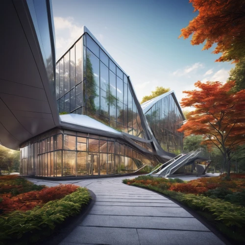 safdie,futuristic architecture,renderings,kaist,futuristic art museum,glass facade,modern architecture,3d rendering,snohetta,phototherapeutics,revit,home of apple,schulich,glass building,embl,metaldyne,oticon,modern house,archidaily,biospheres,Illustration,Abstract Fantasy,Abstract Fantasy 02