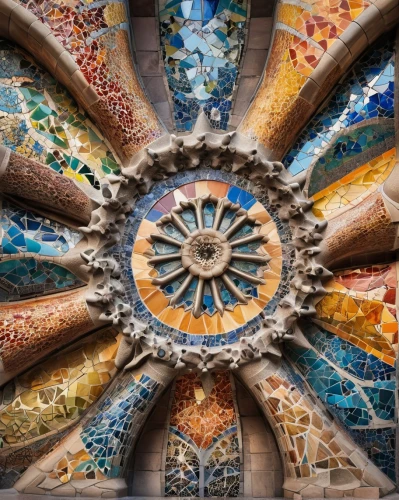 gaudi,sagrada familia,guell,sagrada,the palau de la música catalana,gaudi park,mosaic glass,kaleidoscape,park güell,girona,barcelona,mosaica,kaleidoscope,mosaics,pedrera,mezquita,kaleidoscope art,mosaic,kaleidoscopic,bcn,Unique,Design,Knolling