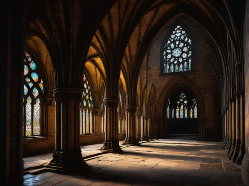 transept,cloister,cloisters,buttresses,cathedrals,metz,lichfield,vaulted ceiling,arcaded,ulm minster,hammerbeam,buttressing,vaults,neogothic,nidaros cathedral,buttressed,presbytery,stained glass windows,maulbronn monastery,markale,Illustration,Abstract Fantasy,Abstract Fantasy 22