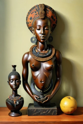 african art,african culture,statuettes,benin,png sculpture,africaines,afrocentric,objets,bronze figures,candomble,african woman,wood carving,africaine,woodcarvings,africains,bronze sculpture,africana,antiquities,nzinga,sculptures,Illustration,American Style,American Style 01