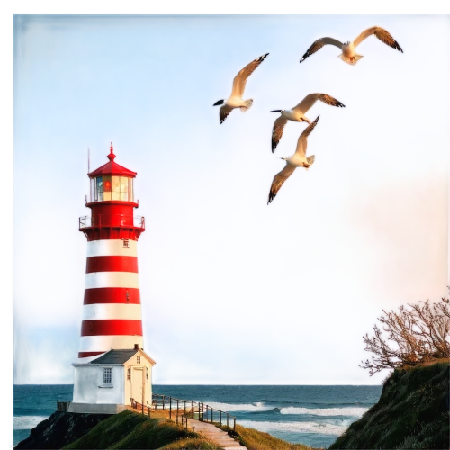 lighthouses,happisburgh,electric lighthouse,rubjerg knude lighthouse,petit minou lighthouse,phare,zeeland,lighthouse,light house,hirtshals,red lighthouse,westerhever,ouessant,heligoland,wimereux,ostend,ameland,helgoland,matosinhos,maiden's tower,Illustration,American Style,American Style 03