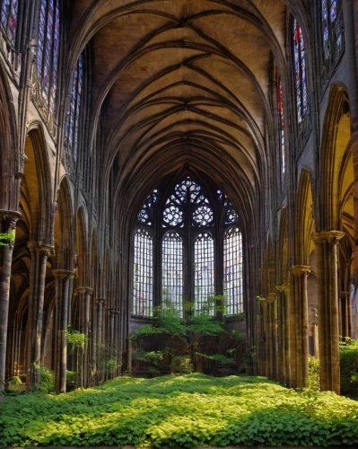 cathedrals,verdant,sanctuary,moss landscape,buttressing,cathedral,holy place,cloisters,haunted cathedral,stained glass windows,holy forest,buttressed,episcopalianism,cloister,aaa,monastic,buttresses,hammerbeam,st patrick's,pcusa,Art,Classical Oil Painting,Classical Oil Painting 33