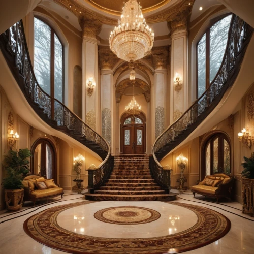 emirates palace hotel,luxury hotel,luxury home interior,palatial,opulently,poshest,hallway,luxury property,opulent,opulence,habtoor,rotana,hotel lobby,ornate room,entrance hall,staircase,palladianism,largest hotel in dubai,jumeirah,luxury home,Conceptual Art,Fantasy,Fantasy 30