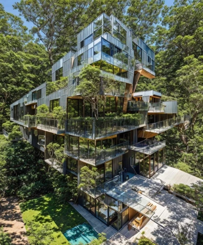 cubic house,mirror house,kimmelman,tree house hotel,cube house,tree house,forest house,glass pyramid,glass building,house in the forest,treehouse,modern architecture,treehouses,kundig,cantilevered,cube stilt houses,frame house,escala,multistorey,glass facade,Architecture,General,Masterpiece,None