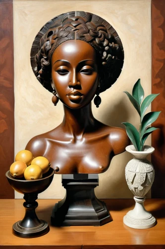 african art,african woman,woman sculpture,afrocentrism,png sculpture,african american woman,afrotropic,wood carving,nubian,afrocentric,decorative figure,woodcarving,afro american,afroamerican,shea butter,carved wood,afroasiatic,oshun,afro american girls,nzinga,Illustration,Realistic Fantasy,Realistic Fantasy 21