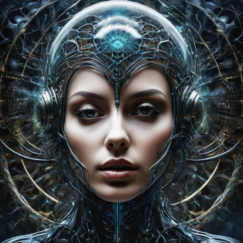 biomechanical,cybernetic,cybernetically,telepath,transhuman,psytrance,precognition,cybernetics,binaural,hecate,giger,priestess,electress,amidala,fathom,meridians,synetic,reprogramming,sci fiction illustration,head woman,Conceptual Art,Sci-Fi,Sci-Fi 02