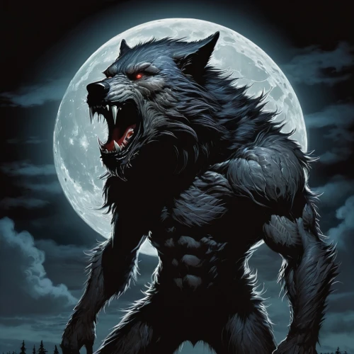 werewolf,werewolve,lycan,lycanthrope,werewolves,blackwolf,lycans,lycanthropy,fenrir,werwolf,barghest,wolfman,lycanthropes,lobo,howling wolf,wolfen,wolfsangel,barghuti,wolffian,wolfes,Illustration,Realistic Fantasy,Realistic Fantasy 06
