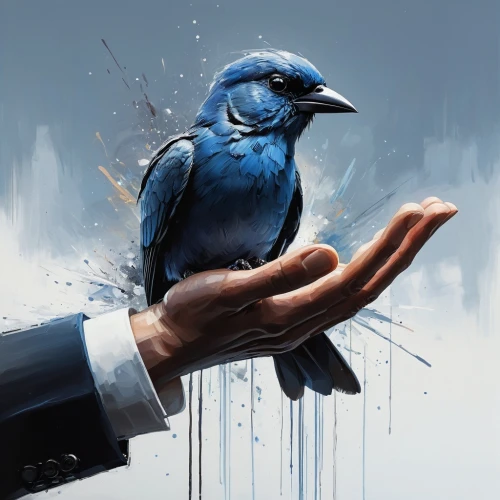 blue bird,twitter bird,bird painting,bluebirds,ravenclaw,bluejay,blue parrot,bird illustration,hand digital painting,bluebird,twitter logo,blue jay,blue painting,society finch,tweeter,bird,bird drawing,unfeathered,blue parakeet,bluejays,Conceptual Art,Sci-Fi,Sci-Fi 25