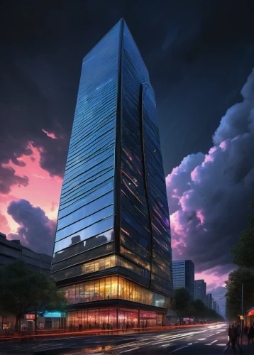 capitaland,pc tower,skyscraping,supertall,the energy tower,citicorp,sandton,costanera center,towergroup,the skyscraper,glass building,sathorn,skycraper,skyscraper,glass facade,urbis,renaissance tower,vdara,changfeng,edificio,Art,Artistic Painting,Artistic Painting 03