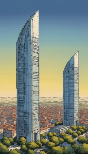 skyscapers,urban towers,skyscrapers,supertall,towers,international towers,glass facades,skyscraping,urbis,escala,highrises,vinoly,city buildings,citicorp,ctowers,glass facade,high-rise building,europan,high rises,buildings,Illustration,American Style,American Style 03