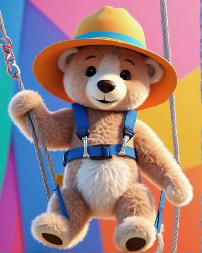 scandia bear,3d teddy,filbert,cute bear,pubg mascot,tedd,climbing harness,bear teddy,ted,plush bear,duffy,teddy,bearman,dolbear,zip line,bearss,teddy teddy bear,teddy bear crying,bearshare,abseiled,Unique,3D,3D Character