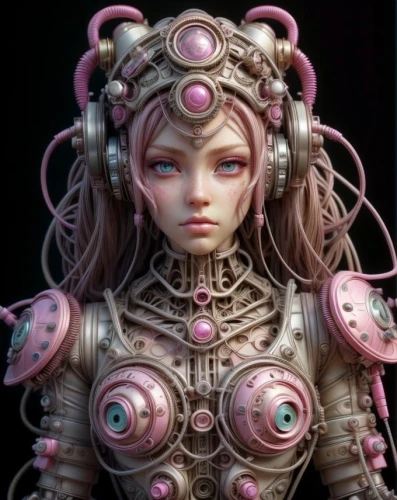 artist doll,steampunk,female doll,doll figure,painter doll,cybernetically,cybernetic,medusa,humanoid,mechanoid,japanese doll,automaton,kerrigan,designer dolls,fembot,the japanese doll,rubber doll,kerrii,collectible doll,transhuman