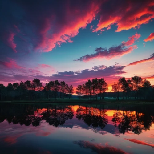 incredible sunset over the lake,splendid colors,evening lake,landscapes beautiful,landscape photography,the netherlands,pink dawn,polders,beautiful landscape,dutch landscape,netherlands,red sky,beautiful colors,purple landscape,epic sky,netherland,nature landscape,atmosphere sunrise sunrise,intense colours,landscape nature,Photography,Documentary Photography,Documentary Photography 04