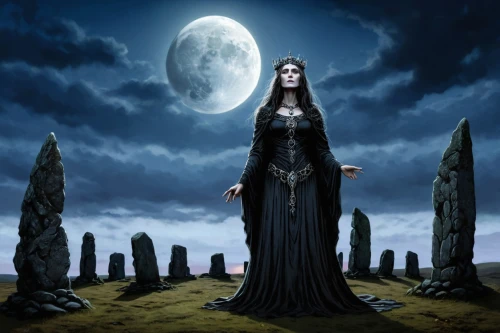 gothic woman,hecate,moonsorrow,sirenia,cailleach,malefic,dark angel,norns,xandria,gothic dress,hekate,gothic,gothic style,gothic portrait,arianrhod,sorceresses,nightwish,goth woman,dark gothic mood,moonspell,Illustration,Abstract Fantasy,Abstract Fantasy 09