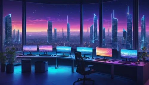 computer room,modern office,cyberport,computer workstation,cybercity,futuristic landscape,cyberscene,the server room,cybertown,cybercafes,cyberworld,monitor wall,desktops,working space,workstations,cyberspace,pc tower,mainframes,computerworld,cyberpunk,Art,Classical Oil Painting,Classical Oil Painting 42