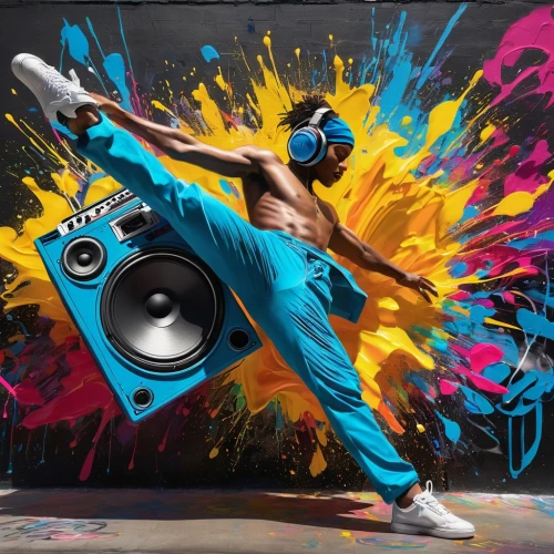 graffiti art,street dancer,boombox,boomboxes,welin,graffiti splatter,boom box,hiphop,dance with canvases,grafite,graffman,graffiti,breakdancer,graffitti,funkiest,breakdancers,rhythmic,ghetto blaster,graff,dj,Art,Artistic Painting,Artistic Painting 42