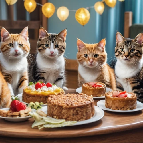 caterers,cat's cafe,caterer,cake buffet,food presentation,oktoberfest cats,cat family,gourmets,tea party cat,catered,friskies,gourmand,vintage cats,food platter,katzen,birthday party,cat pageant,sweet food,kittens,cattery