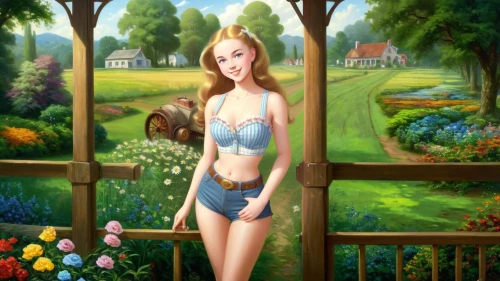 girl in the garden,girl in flowers,springtime background,girl picking flowers,spring background,farm background,fantasy picture,countrygirl,farm girl,girl in a long,country dress,world digital painting,children's background,landscape background,dandelion hall,garden fairy,in the garden,flower painting,secret garden of venus,fairy tale character