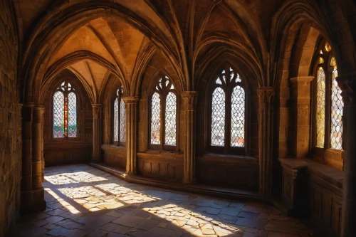cloister,cloisters,hall of the fallen,metz,vaults,transept,cloistered,vaulted ceiling,batalha,undercroft,arcaded,monasterium,sacristy,castle windows,cathedrals,stained glass windows,church windows,cathedral,crypt,abbaye de belloc,Art,Classical Oil Painting,Classical Oil Painting 23