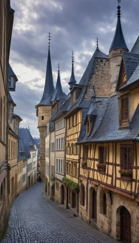 medieval street,medieval town,half-timbered houses,francia,alsace,townscapes,goslar,the cobbled streets,rothenburg,timbered,quedlinburg,eltz,vianden,bacharach,rothenburg of the deaf,maisons,medieval,switzerlands,dinan,half-timbered wall,Photography,Artistic Photography,Artistic Photography 11