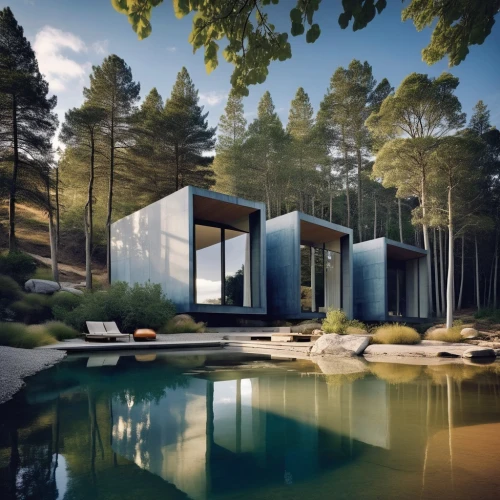 cubic house,cube house,forest house,inverted cottage,modern house,house in the forest,mirror house,dunes house,summer house,mid century house,modern architecture,timber house,dreamhouse,pool house,snohetta,prefab,cube stilt houses,aalto,water cube,house in the mountains,Photography,General,Realistic