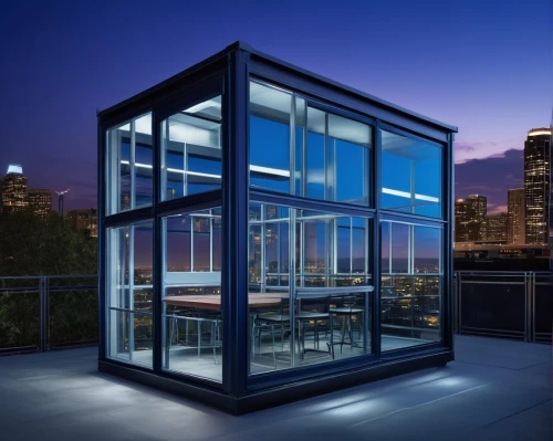 penthouses,structural glass,cubic house,glass facade,sky apartment,glass panes,cube house,glass wall,glass building,glass facades,prefab,skyloft,electrochromic,mirror house,bunshaft,frame house,modern architecture,prefabricated,shipping container,transparent window,Illustration,American Style,American Style 03