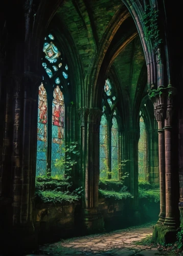 haunted cathedral,cathedrals,cloister,tintern,forest chapel,hall of the fallen,ruins,cloisters,rievaulx,margam,sanctuary,arches,cathedral,archways,ruin,a fairy tale,gothic church,abbaye de belloc,lost place,abandoned places,Unique,Pixel,Pixel 04
