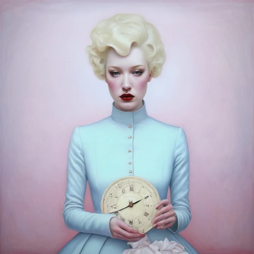 woman holding pie,heatherley,woman with ice-cream,vanderhorst,eglantine,lepiota,girl with cereal bowl,girl with bread-and-butter,khnopff,porcelain dolls,white lady,dollmaker,peignoir,victorian lady,pierrot,idealised,antoinette,tambourine,jasinski,temperance,Conceptual Art,Daily,Daily 22