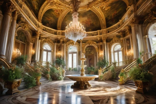 versailles,ornate room,ritzau,marble palace,opulence,opulently,chateauesque,palatial,opulent,grandeur,versaille,royal interior,splendours,baroque,rococo,extravagance,villa cortine palace,palladianism,europe palace,baccarat,Illustration,Paper based,Paper Based 13