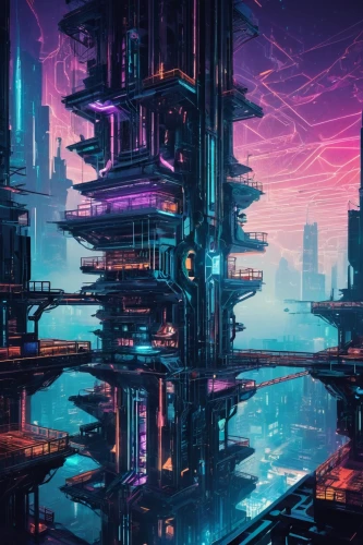 futuristic landscape,cybercity,cyberport,cyberia,futuristic,cyberpunk,cybertown,scifi,cyberworld,metropolis,sedensky,synth,areopolis,fantasy city,cityscape,arcology,sci - fi,hypermodern,polara,cyberscene,Unique,Paper Cuts,Paper Cuts 06