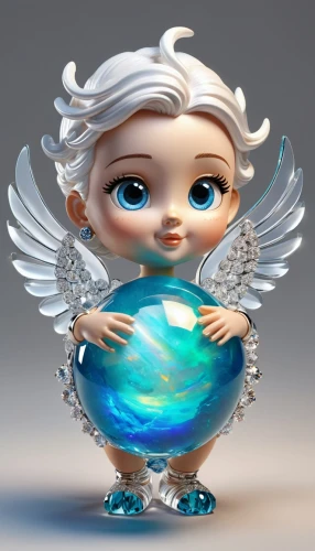 angel figure,elsa,angel girl,lensball,cherubim,angelman,ice queen,anjo,3d figure,angel,tinkerbell,stone angel,ice princess,pixie,little angel,angel's tears,3d fantasy,harpy,angel wing,angel wings,Unique,3D,3D Character