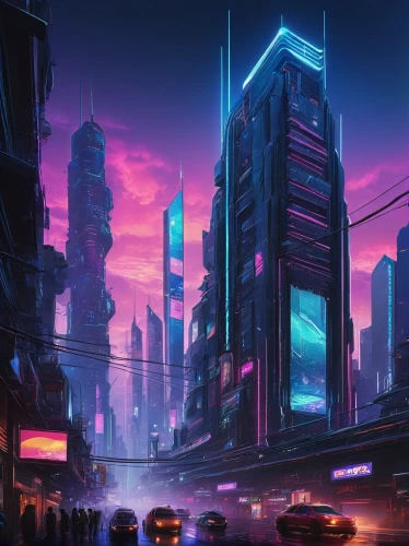 cybercity,futuristic landscape,cityscape,cyberpunk,cybertown,guangzhou,colorful city,cyberport,futuristic,metropolis,cyberscene,cyberworld,shinjuku,shanghai,fantasy city,evening city,polara,city at night,microdistrict,cyberia,Conceptual Art,Fantasy,Fantasy 15