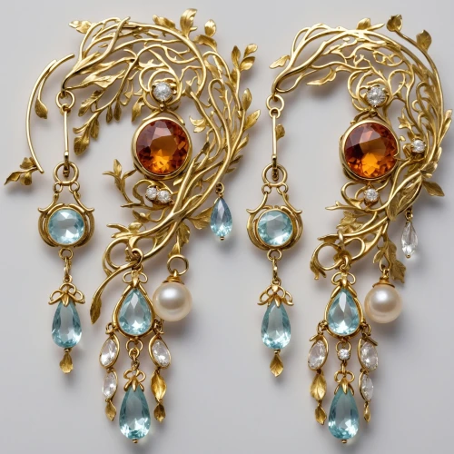gold ornaments,jewelry florets,earrings,gold jewelry,earings,boucheron,chatelaine,jewellery,bridal jewelry,diadem,jewellry,chaumet,opals,enamelled,jewelries,jewelry manufacturing,jewelry,earring,gold filigree,jewels,Photography,General,Realistic