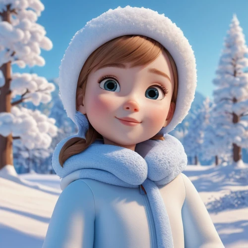 snowville,elsa,cute cartoon character,the snow queen,agnes,winter background,winterblueher,frozen,snow scene,snow white,cute cartoon image,flurry,snowsuit,christmas snowy background,frostily,princess anna,olof,suit of the snow maiden,christmas movie,olaf,Unique,3D,3D Character