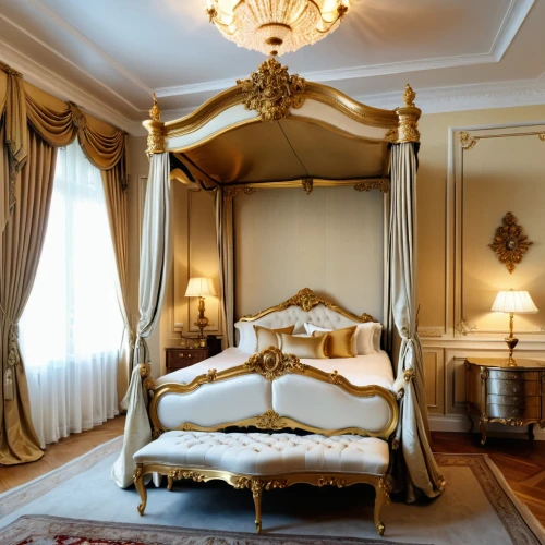 bedchamber,ornate room,chambre,four poster,ritzau,victorian room,venice italy gritti palace,chevalerie,great room,gustavian,bridal suite,meurice,opulently,bagatelle,crillon,danish room,malplaquet,rococo,interior decoration,sumptuous,Photography,General,Realistic