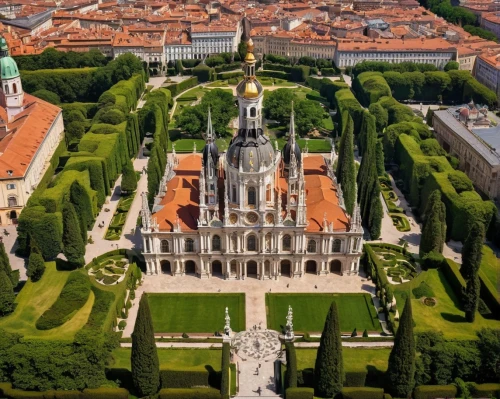 certosa di pavia,santiago de compostela,frederiksborg,mafra,czech budejovice,el escorial,certosa,zagreb,sevilla,seville,modena,keszthely,salamanca,residenz,escorial,aerial view,valladolid,szeged,augsburg,palace of the parliament,Photography,General,Natural